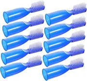 UTHCLO Mini Toothbrushes Set 10pcs Prison Use Toothbrush Small Toothbrushes for Travel Gentle Bristles Easy to Carry
