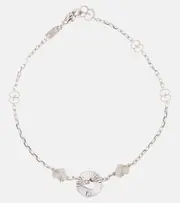 [Gucci] Gucci Icon 18kt white gold charm bracelet O silver