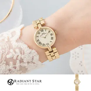 瑞士IBSO黃金映照羅馬小錶面金屬鍊條手錶【WIB9869】璀璨之星