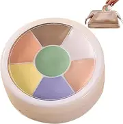 Cream Concealer Palette - Blendable Full Coverage Makeup, Waterproof Color Correcting Kit, Long-Lasting Highlight Contour | All-Day Wear Beauty, Creamy Skin Tone Enhancer, Face Sculpting