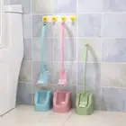 Household Toilet Brush Set Long Handle Double Head No Dead End Cleaning Bru RNAU