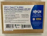 NEW SEALED Tripp Lite USB C to HDMI/DisplayPort/VGA Adapter (M/F) U444-06N-HVDPW