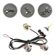 Guitar Line Yellow Hat Jack Pre Wiring Electric Control Plate Wires