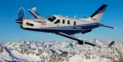 SOCATA TBM 910 Airplane Desk Wood Model Small New