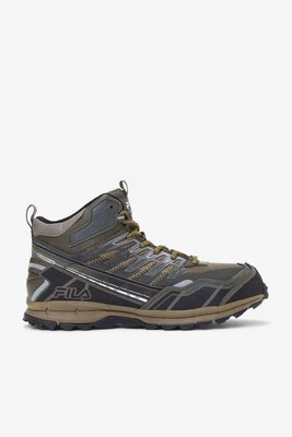 FILA WORK Men's Hail Storm 3 Mid Composite Toe Work Boot Walnut/Mahogany Brown/G