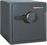 SentrySafe Black Fireproof Safe with Digital Push Button Keypad, Home