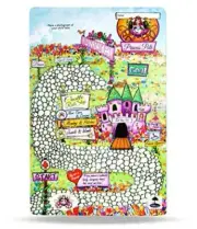 Child Inspired Get Well Map, Princess Path