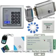 125KHz RFID Card +Password Door Access Control System+Electric Lock+Bell+Remote