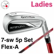 TaylorMade Stealth HD Iron 7-sw 5p Set Ladies Women Tensei Red TM40 Shaft A Flex