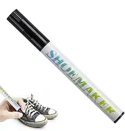 [Generic] Shoe Markers for Sneakers - 20g Portable Leather Dye Marker Pens for Shoes,Multifunctional Leather White Shoe Polish Pen Repairing Pen Shoe Marker for Synthetic Leather Shoes