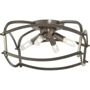 Minka-Lavery 4779-281 Jupiter's Canopy Flush Mount Polished Nickel