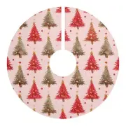 Christmas Tree Skirt Red Gold green Pink Holiday tree skirt christmas skirt