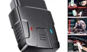 Bluetooth OBD2 Scanner for Cars - Wireless OBD2 Scan Tools & Code Reader black