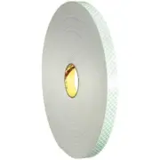 3M 4008 Double Sided Foam Tape, 2" x 5 yds., 1/8", Natural, 1/Case