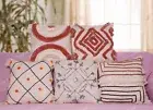 Hand Woven 5 Sets of Cotton TNT Cushion Cover For Home Decor Pillow Case