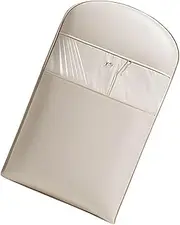 [Generic] Space Saving Hanging Garment Bag With Compression Zipper, Dust Cover Clothes Bags Coat 360 Rotating Hooks, Reusable Bags, Vacuum Storage