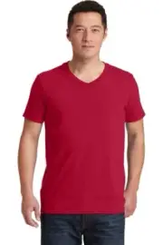 64V00 Gildan Softstyle V-Neck T-Shirt