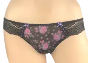 VICTORIA'S SECRET DREAM ANGELS MESH AND LACE RIBBON SLOT CHEEKY PANTY S M L XL