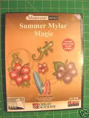 Embroidery Designs, OESD Dream Designs, SUMMER MYLAR MAGIC, New In Package