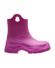 Moncler Misty Round-Toe Rain Boots 36,37 Purple