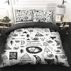 Quilt Cover Pillowcase Set 61819-006647 Easy Care Double Printed Home Textiles