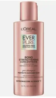 L'Oreal Paris EverPure Bond Repair Pre Shampoo Treatment, Reduce Breakage, 5.1oz