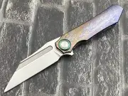 TwoSun Folding Knife M390 Tc4 Titanium Blade Outdoor Pocket Knife TS195-Color
