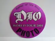 Dio Backstage Pass Original Master Of the Moon Tour 2004 Heavy Metal Rock Music