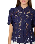 Milly Addison Roja Lace Top