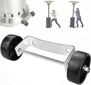 Patio Heater with Moving Wheels, Outdoor Space Heater Wheels, Replacement Wheels for Patio Heaters, Replacement Parts for Balconies, Backyard, Garden, and Living Room, Enhance Patio Heater Mobility