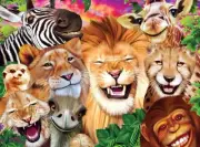 MasterPieces Safari Sillies 200 Piece Jigsaw Puzzle By Michael Searle