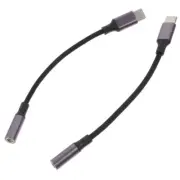 2pcs USB C to 3.5mm Audio Adapters 3.5mm Headphone Jack Adapters Audio Adapters