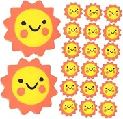 HOMSFOU 50pcs Cute Sunflower Erasers for Mini Erasers for Classroom Supplies Fun Novelty Design for School and Prizes Easy to Carry Versatile for Pencil and Colored Pencil Marks