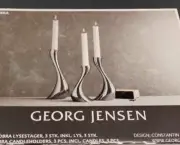 Georg Jensen Cobra Candlesticks in 3 sizes -BRAND NEW