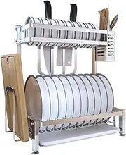 Cutlery Rack for Dishwasher Dish Rack Stainless Steel Kitchen Utensil Drain Rack draining Rack with Cutlery Holder