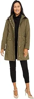[Cole Haan] Women's Back Bow Packable Hooded Rain Jacket