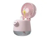 Usb Portable Fan Rechargeable Portable Fan PINK