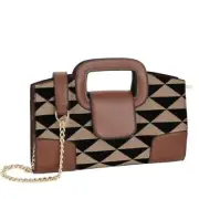 Women Vintage Flap Tote Top Handle Satchel Handbags PU Leather Clutch Purse