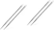 SOESFOUFU 4 Pcs Nail Peeling Nail Polish Scraper Tool Gel Polish Remover Nail Tools Stainless Steel Cuticle Pusher Manicure Tools Cuticle Tools for Nails Cuticle Cleaning Pusher Nail Scraper