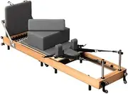 Foldable Solid Wood Frame Pilates Reformer,Professional Pilates Reformer Machine