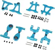 Ysyaxsyt 8Pcs Metal Front Rear Upper Lower Suspension Arms Set for TT-02 TT02 1/10 RC Car Upgrade Parts Accessories,2