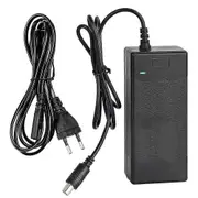 42V 1.5-2A Electric Scooter Charger Lithium Battery Charger for M365 Electric Scooter Accessories(EU Plug) Black