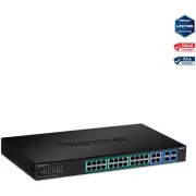 Trendnet 28-port Gigabit Web Smart Poe+ Switch - 24 Ports - Manageable - 20 X
