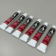 GRUMBACHER 6-PACK! Academy Watercolor Paint Alizarin Crimson .25 fl oz / 7.5 ml