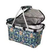 Karlstert Lightweight Two Handle Insulated Carry Basket with Zip Lid Natives