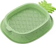 Hydroponic Cat Grass Growing Box, Hydroponic Cat Grass Planter - Germination Trays for Sprouts - Pineapple Design Seedling and Sprout Bowls Wheat Grape Stopper Soil Nursery Cat Plant