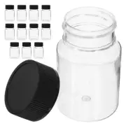 12 Pcs Sampling Bottle Tiny Containers with Lids Empty Pill Bottles Travel