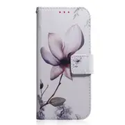Magnolia Flower Pattern Coloured Drawing Horizontal Flip Leather Case for Galaxy S10 E