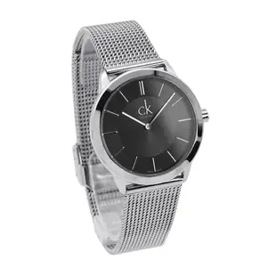 Calvin Klein美國原廠平輸 | CK手錶 簡約黑面 米蘭錶帶 K3M22124