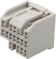 16pin 179678-6 auto Electric housing Plug Wire Harness Cable Connector 179678-6 (Size : 10sets)